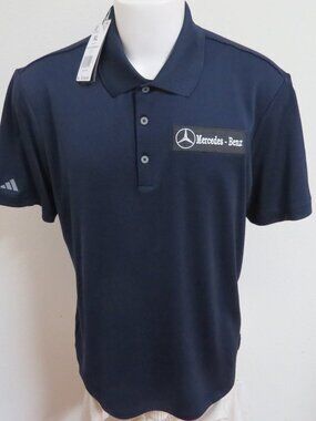 New XL MERCEDES Navy ADIDAS Men's db #186T Golf Polo Shirt
